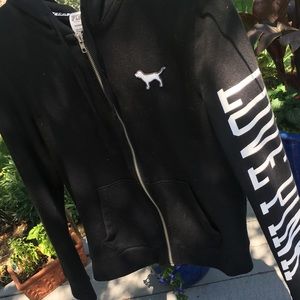 black love PINK jacket